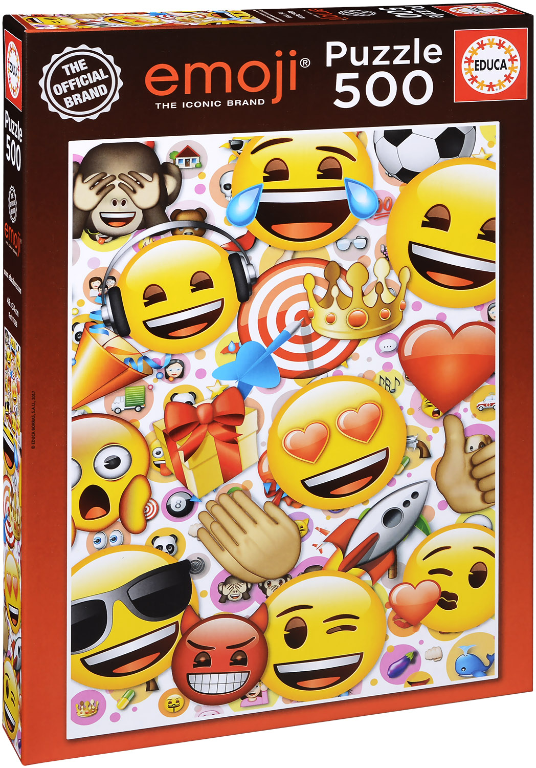 Пъзел Educa от 500 части - Емоджи