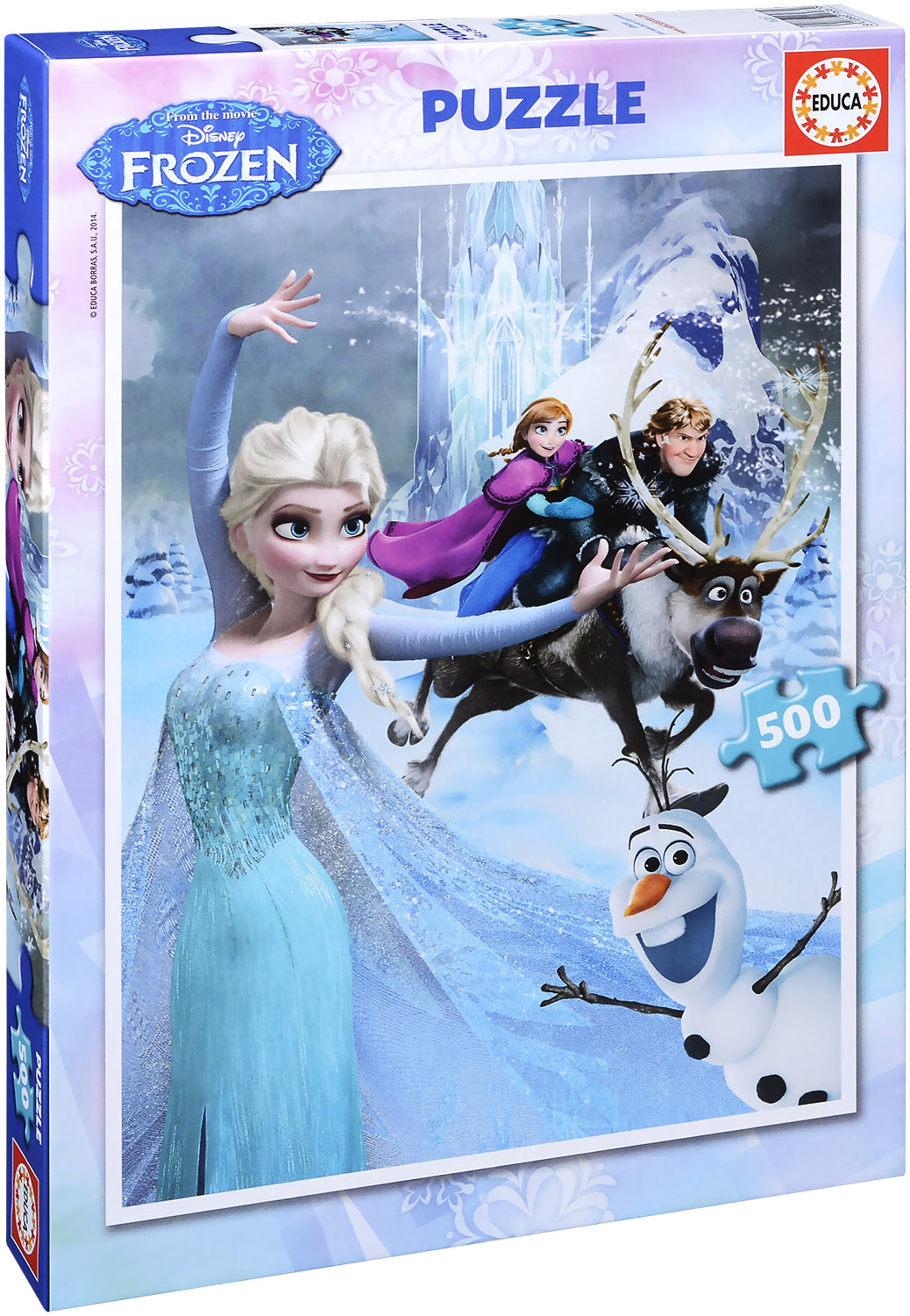 Пъзел Educa от 500 части - Замръзналото кралство