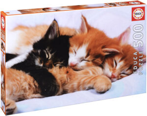 Пъзел Educa от 500 части - Котета