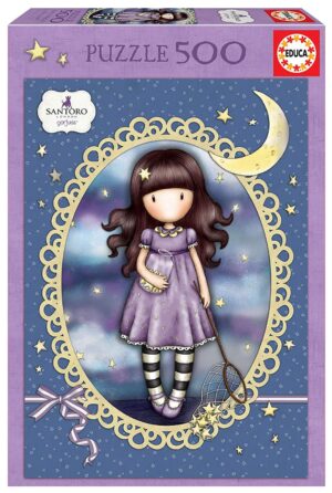 Пъзел Educa Gorjuss от 500 части - Улови падаща звезда