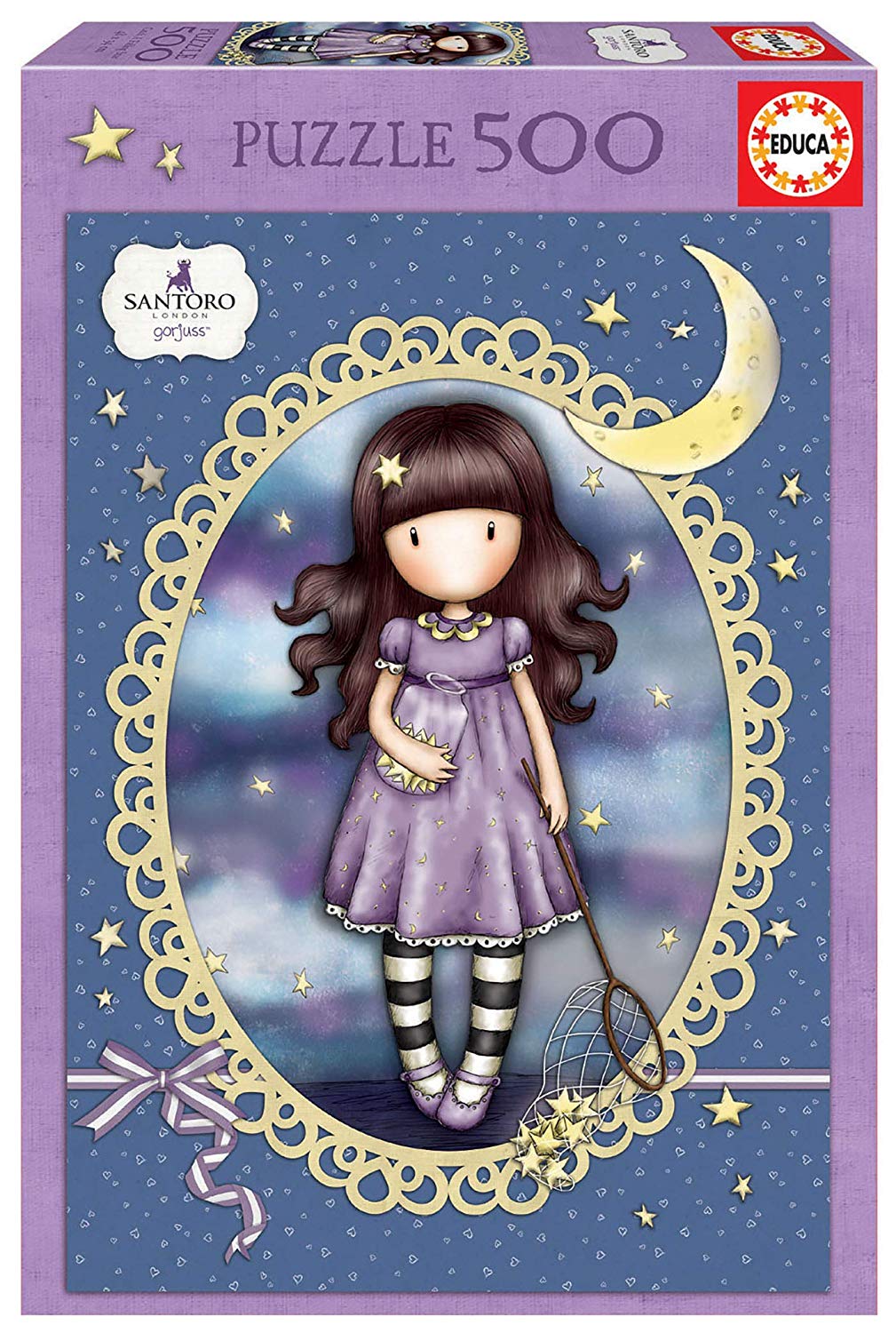 Пъзел Educa Gorjuss от 500 части - Улови падаща звезда