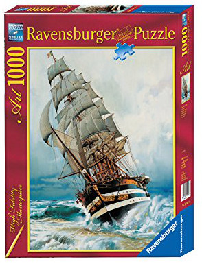 Пъзел Ravensburger от 1000 части - Под опънати платна