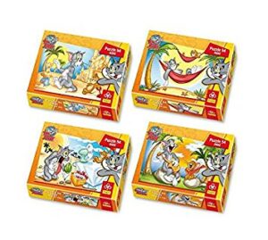 Мини пъзел Trefl от 54 части - Том и Джери, асортимент