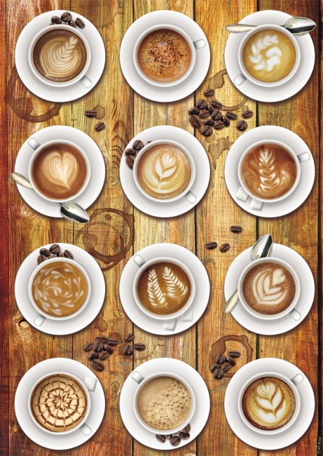 Пъзел Schmidt от 1000 части - Кафето, произведение на изкуството