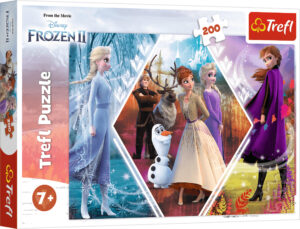 Пъзел Trefl от 200 части - Сестри в замръзнала земя