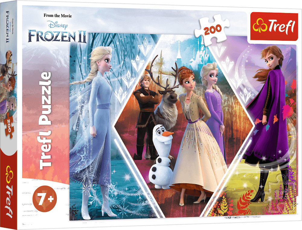 Пъзел Trefl от 200 части - Сестри в замръзнала земя