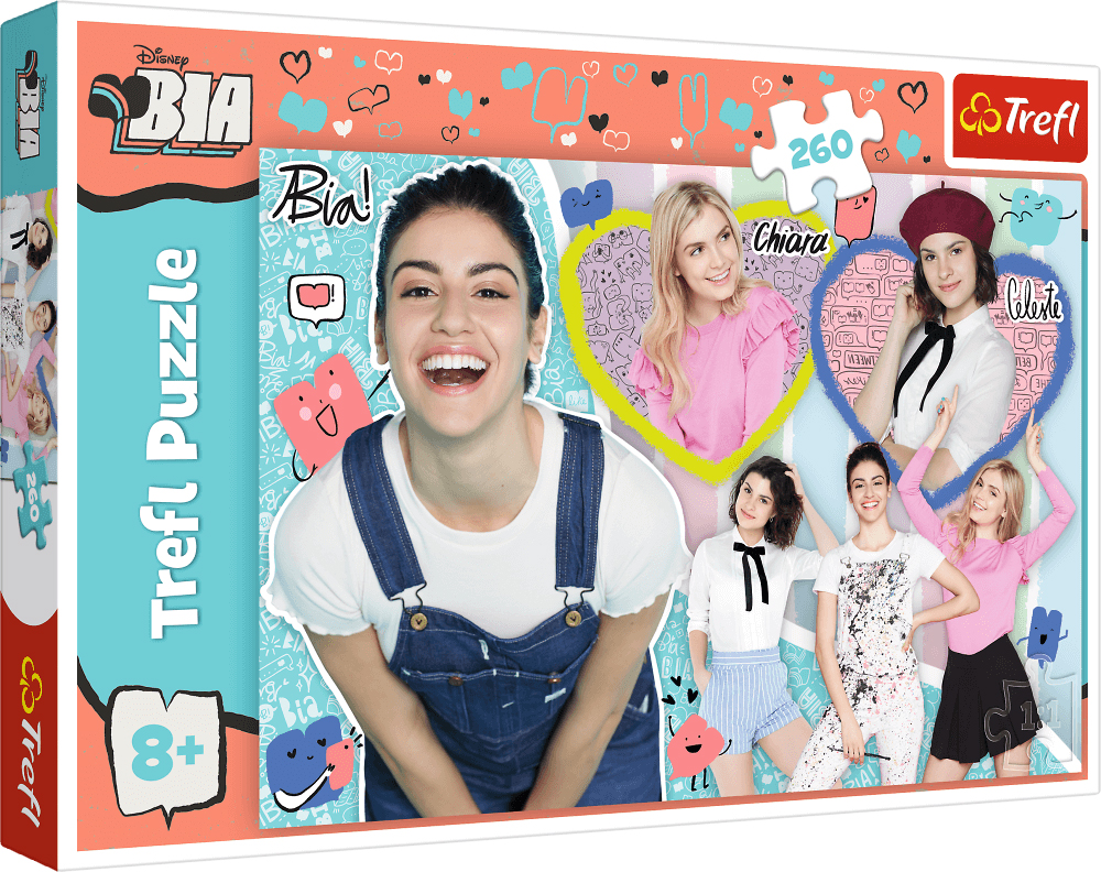Пъзел Trefl от 260 части - Биа, Киара и Селесте