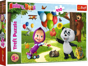 Пъзел Trefl от 100 части - Маша и приятели