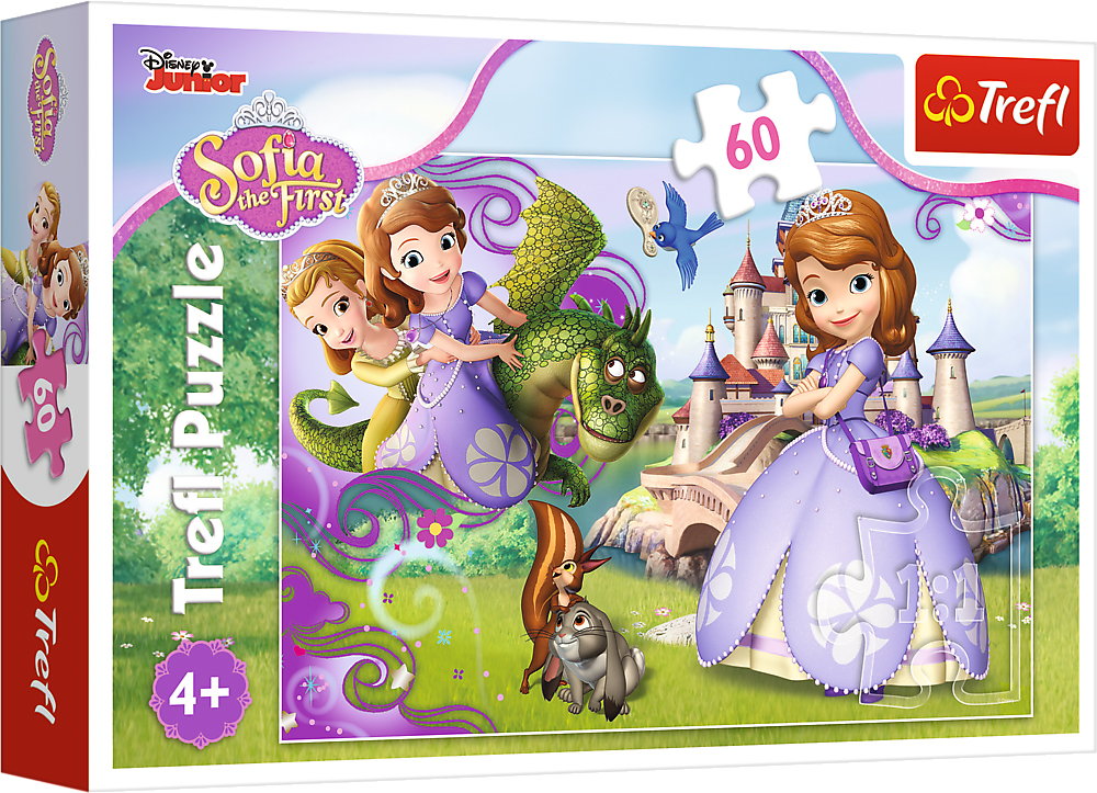 Пъзел Trefl от 60 части - Приключенията на принцеса София