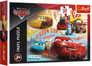 Пъзел Trefl от 30 части - Колите 3, Отбор шампиони