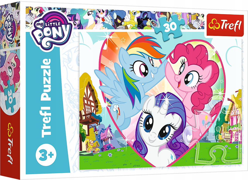 Пъзел Trefl от 30 части - Малкото Пони, Заедно е по-добре