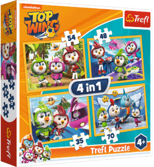 Пъзел Trefl 4 в 1 - Топ Кадети