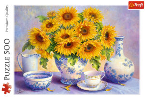 Пъзел Trefl от 500 части - Слънчогледи