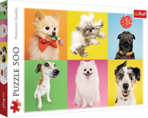 Пъзел Trefl от 500 части - Кучета