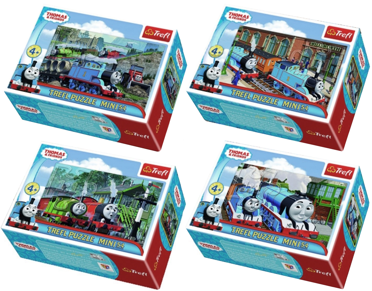 Мини пъзел Trefl от 54 части - Томас и неговите приятели, асортимент