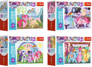 Мини пъзел Trefl от 20 макси части - Щастливият ден на понитата, асортимент