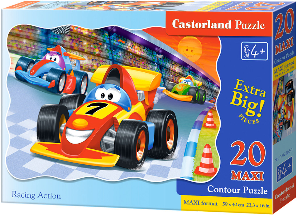 Пъзел Castorland от 20 XXL части - Състезание