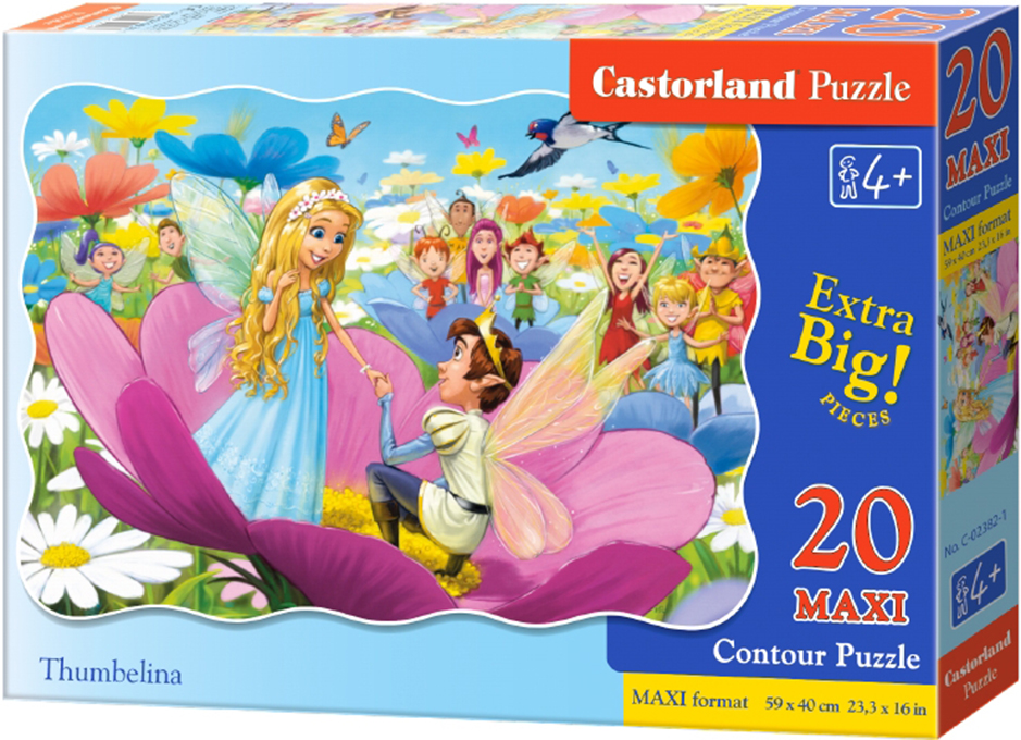 Пъзел Castorland от 20 XXL части - Палечка