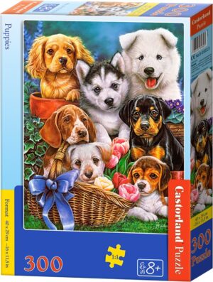 Пъзел Castorland от 300 части - Кученца