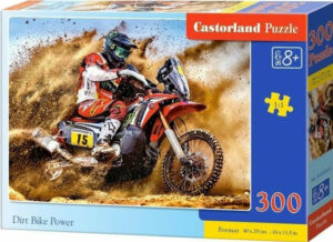 Пъзел Castorland от 300 части - Офроуд мотоциклет
