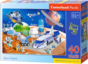 Пъзел Castorland от 40 XXL части - Космическа станция