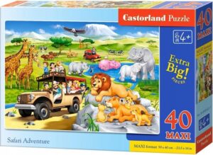 Пъзел Castorland от 40 XXL части - Сафари