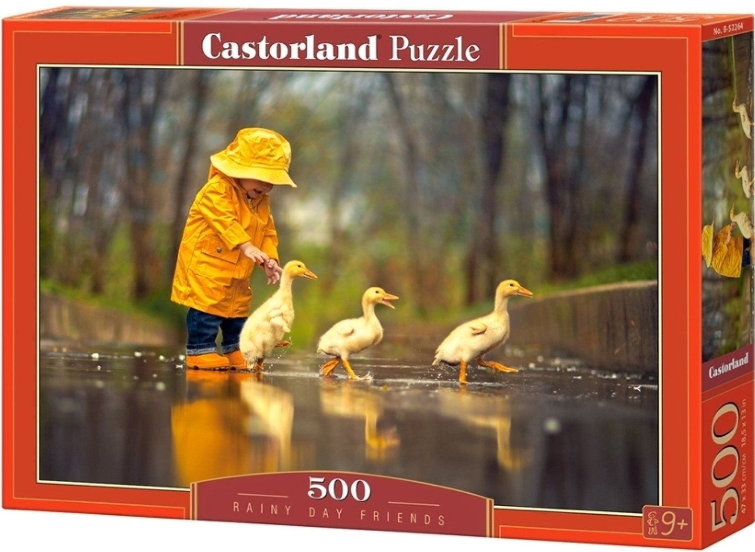 Пъзел Castorland от 500 части - Дъждовен ден с приятели