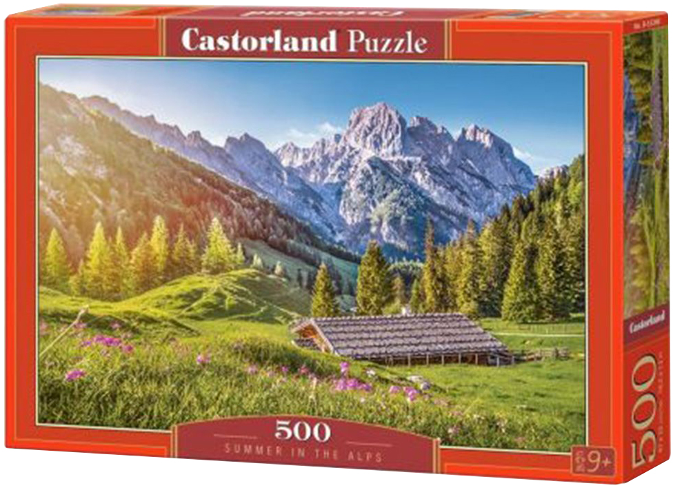 Пъзел Castorland от 500 части - Лято в Алпите