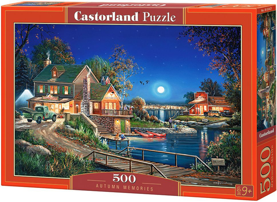 Пъзел Castorland от 500 части - Есенни спомени