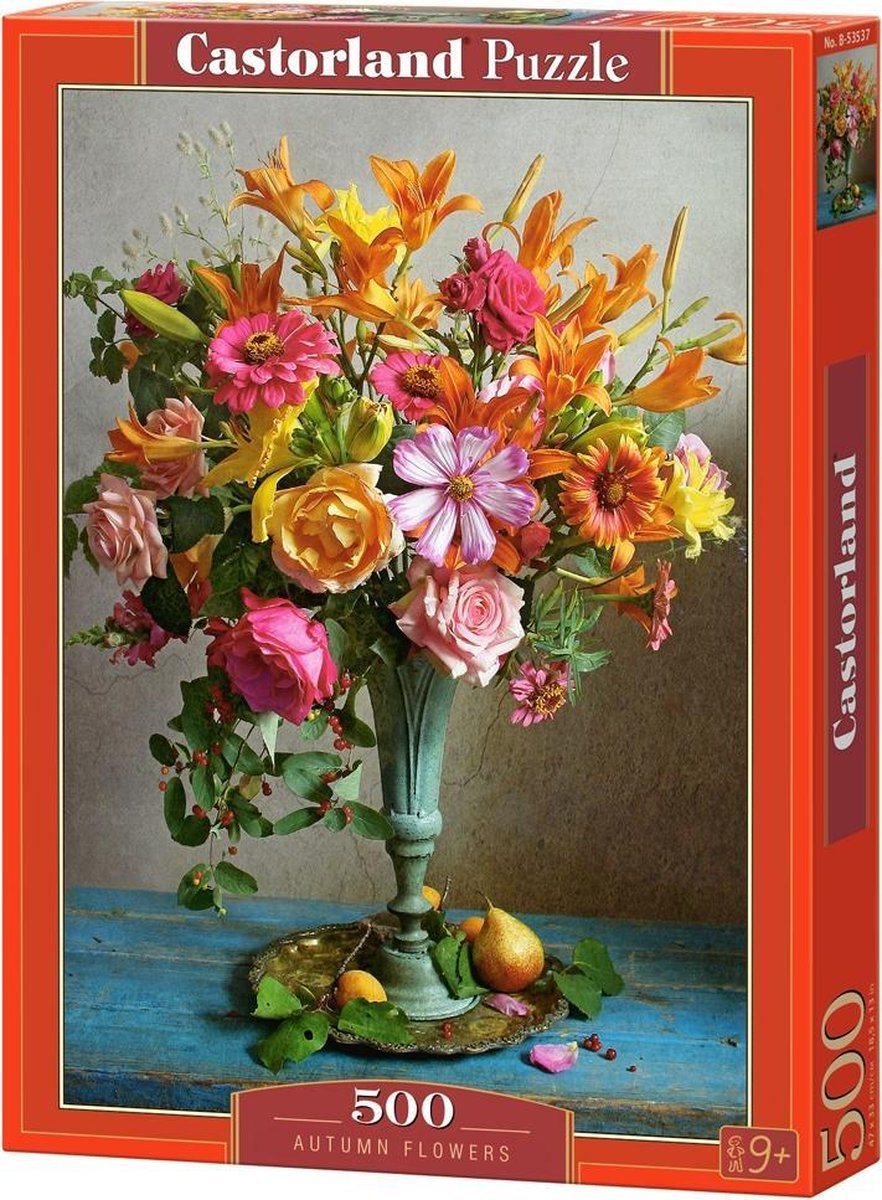 Пъзел Castorland от 500 части - Есенни цветя
