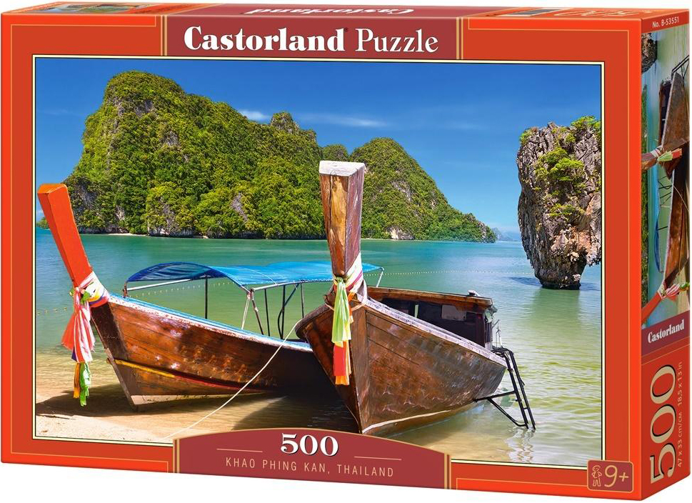 Пъзел Castorland от 500 части - Khao Phing Kan, Тайланд