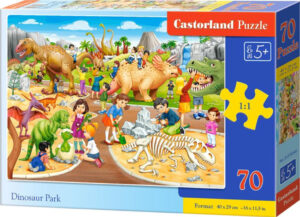 Пъзел Castorland от 70 части - Парк на динозаври