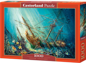 Пъзел Castorland от 1000 части - Съкровище в океана