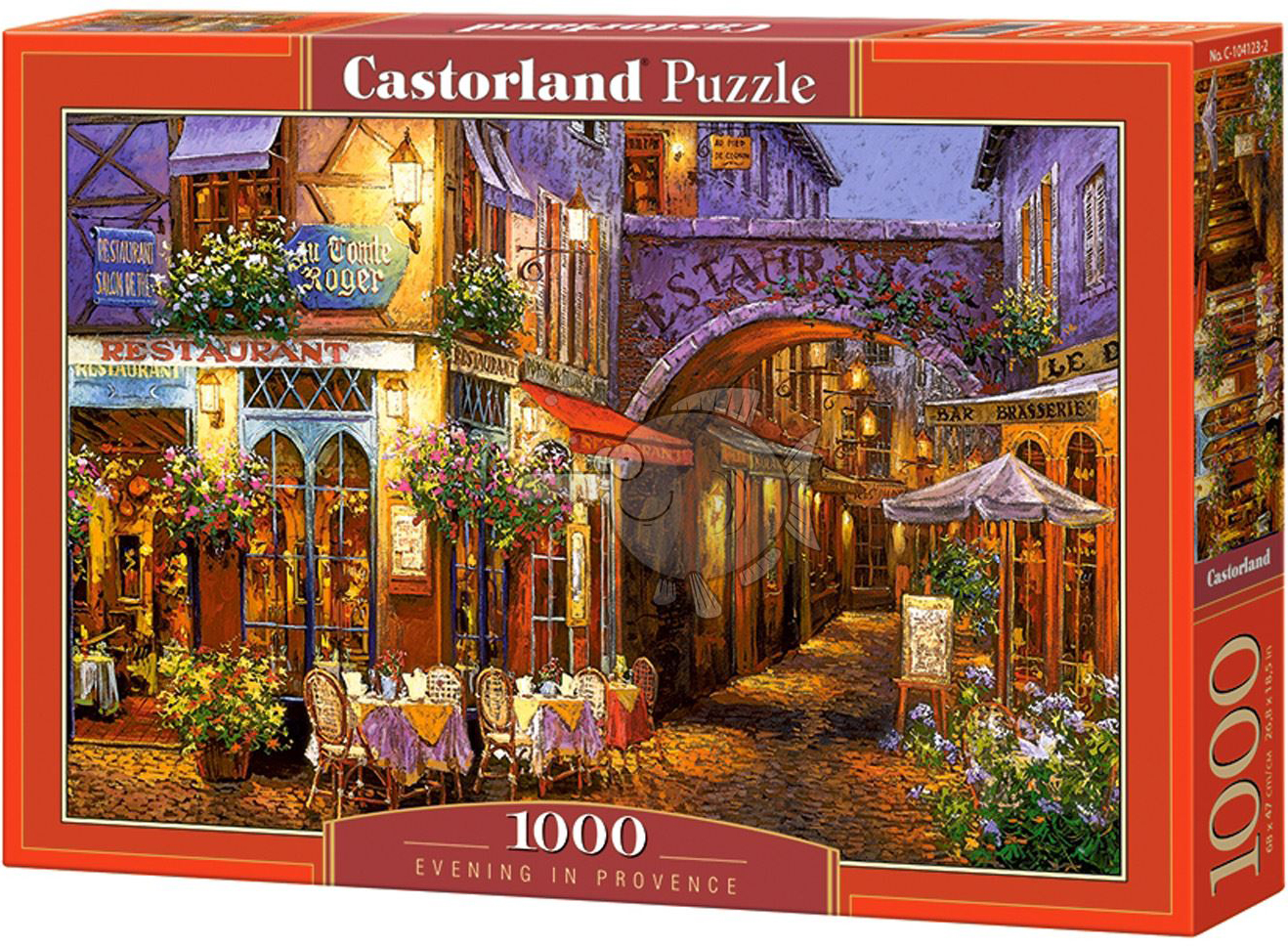 Пъзел Castorland от 1000 части - Вечер в Прованс, Виктор Швейко