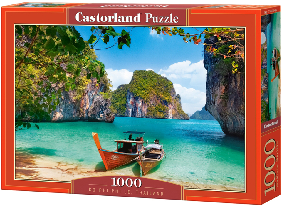 Пъзел Castorland от 1000 части - Ко Пи Пи Лей, Тайланд