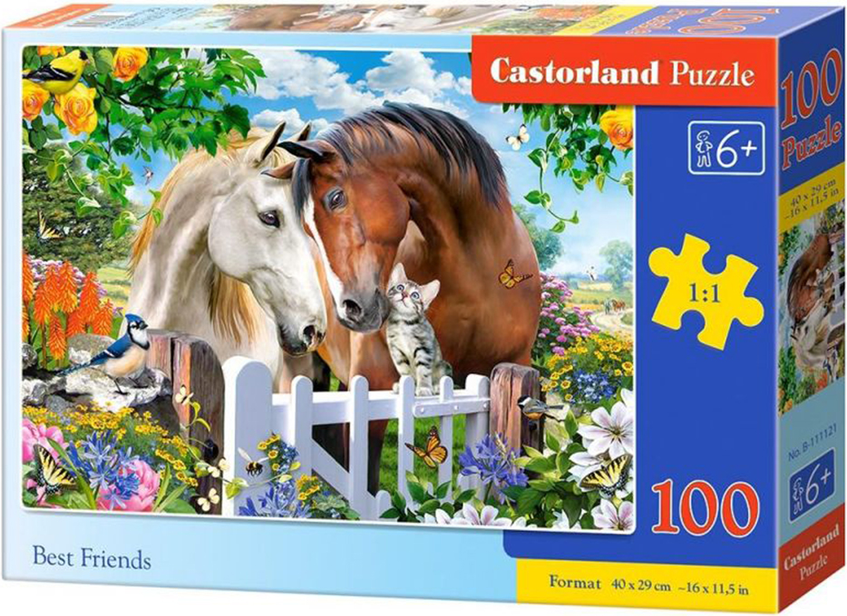 Пъзел Castorland от 100 части - Най-добри приятели