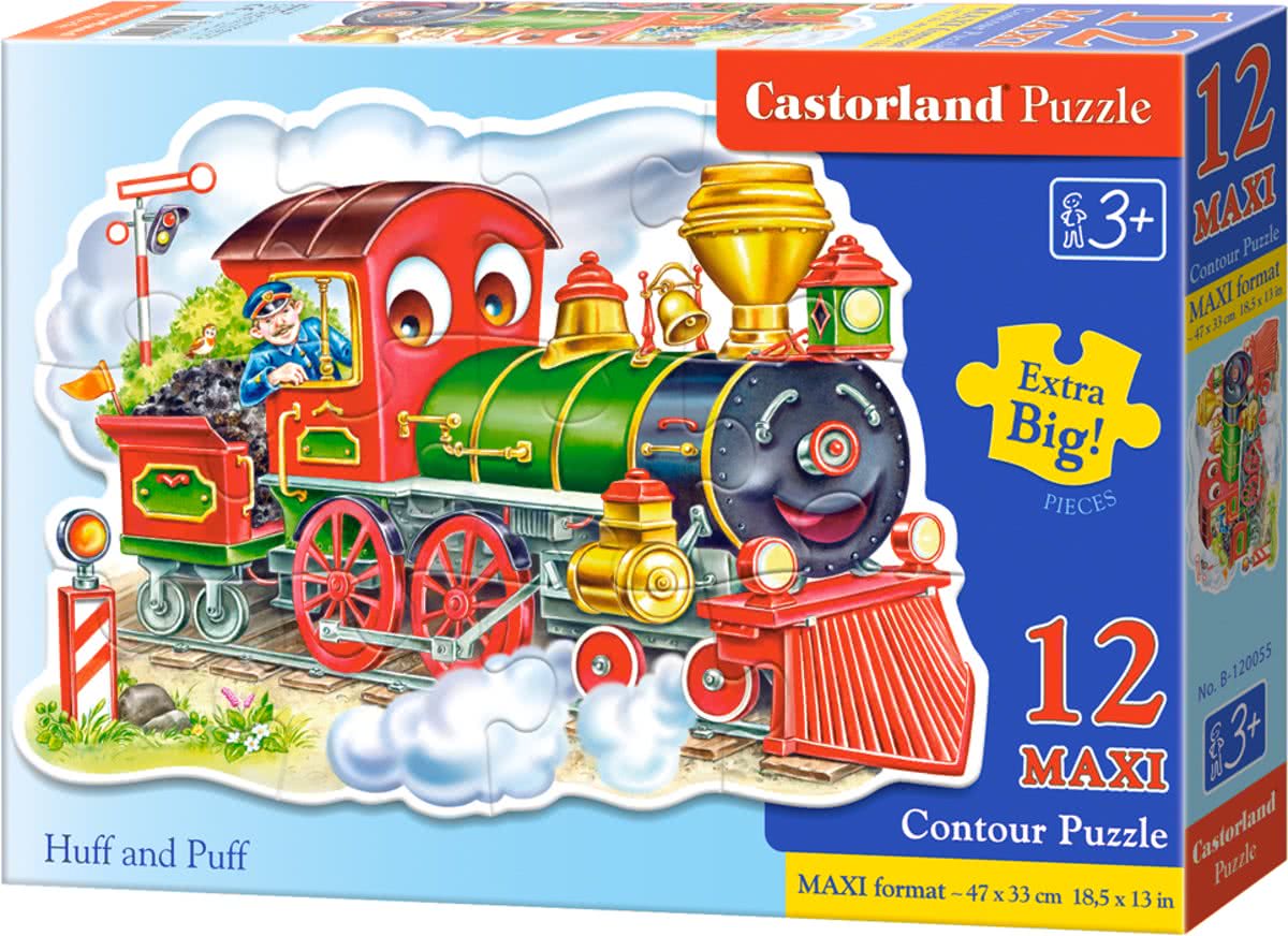 Пъзел Castorland от 12 XXL части - Пуф-паф