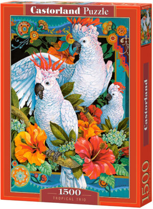 Пъзел Castorland от 1500 части - Тропическо трио
