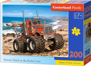 Пъзел Castorland от 200 части - Камион на Скалистия бряг