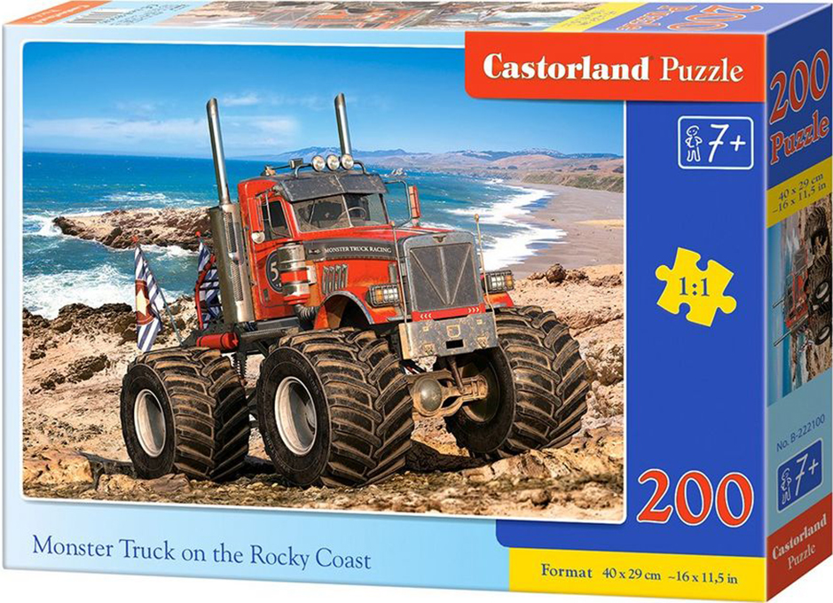 Пъзел Castorland от 200 части - Камион на Скалистия бряг