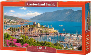 Панорамен пъзел Castorland от 4000 части - Бодрум Марина, Турската Ревиера