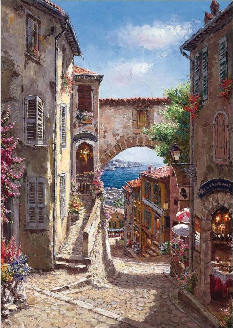 Пъзел Schmidt от 1000 части - Изглед към океана, Сам Парк