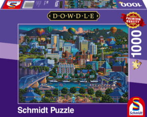 Пъзел Schmidt от 1000 части - Чатануга, Тенеси, САЩ Ерик Доудъл