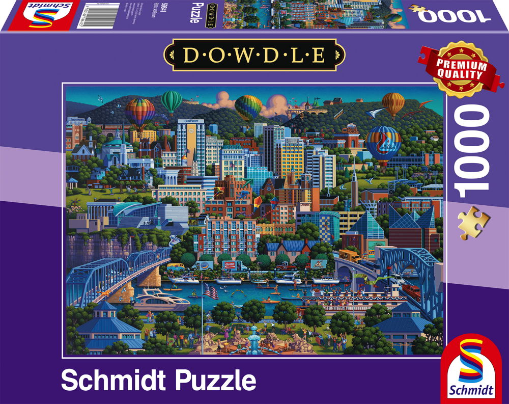 Пъзел Schmidt от 1000 части - Чатануга, Тенеси, САЩ Ерик Доудъл