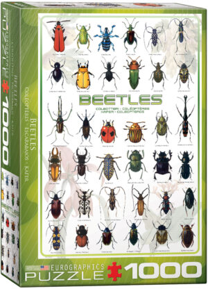 Пъзел Eurographics от 1000 части – Бръмбари