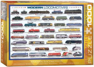 Пъзел Eurographics от 1000 части – Съвременни локомотиви