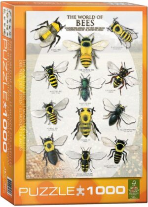 Пъзел Eurographics от 1000 части – Света на пчелите