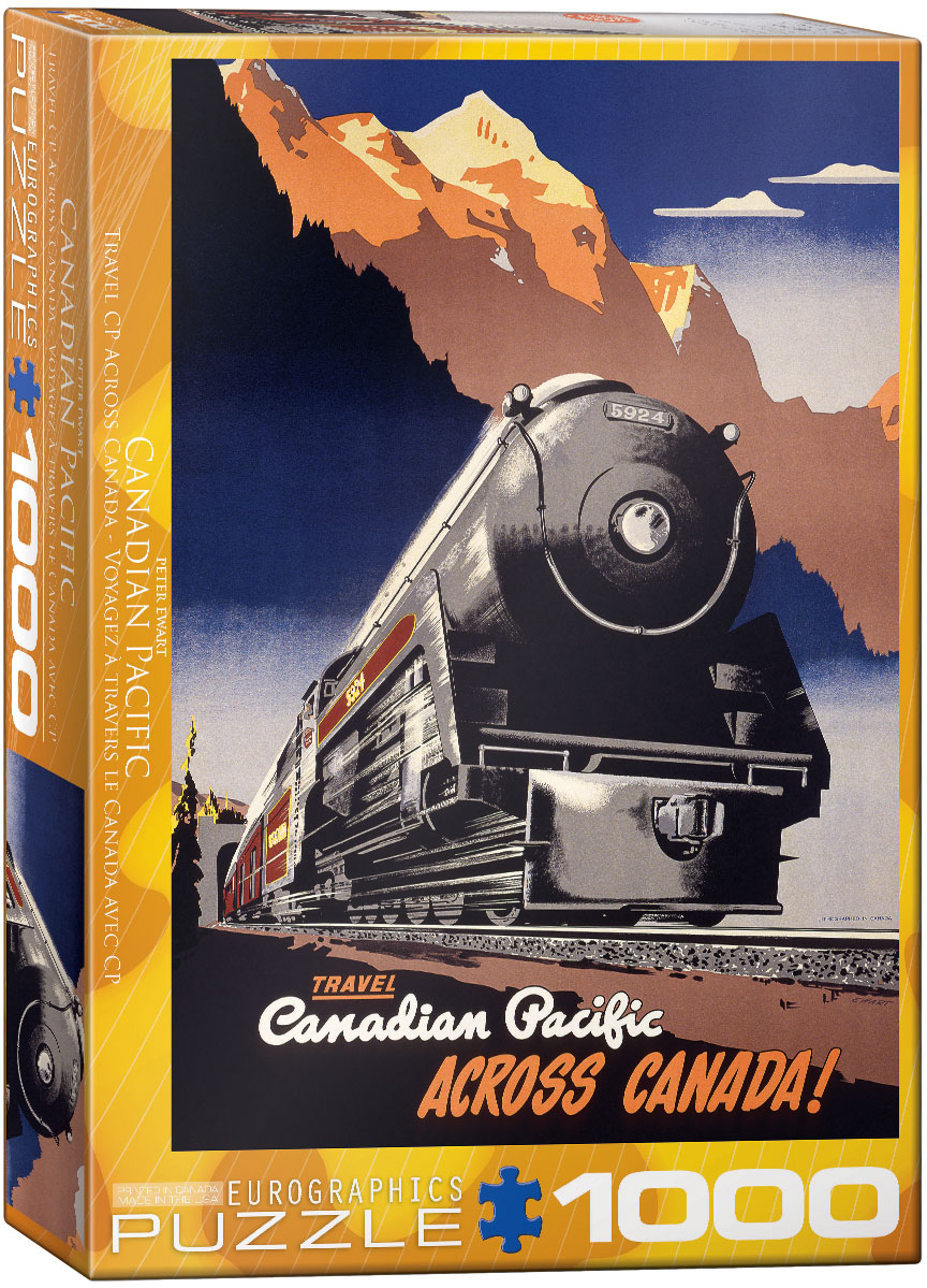 Пъзел Eurographics от 1000 части – Железниците на Канадският Пасифик, Пътешествие