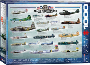 Пъзел Eurographics от 1000 части –  Съюзнически бомбардировач от Втората световна война