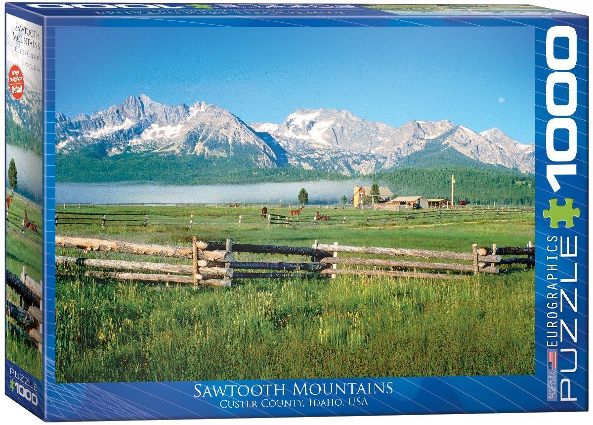 Пъзел Eurographics от 1000 части – Планините Соутут в Айдахо